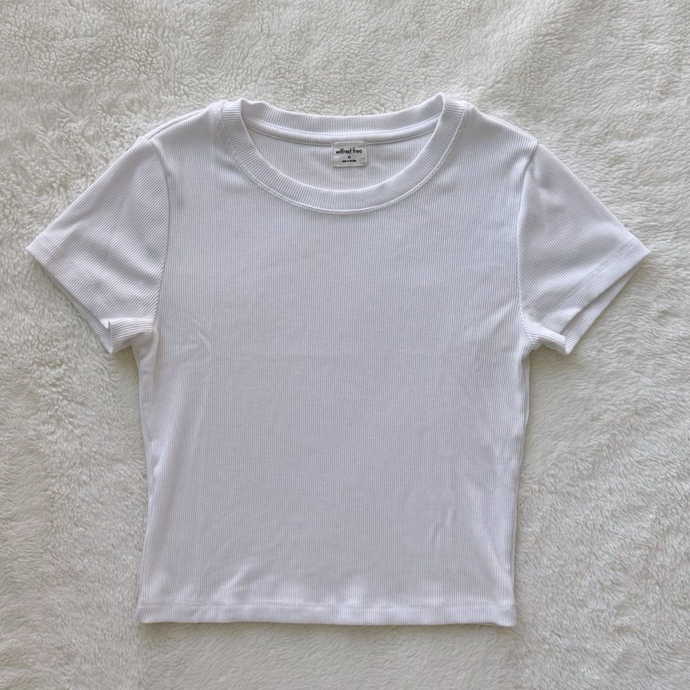 Aritzia Wilfred Free Go-to T-Shirt Black XS
